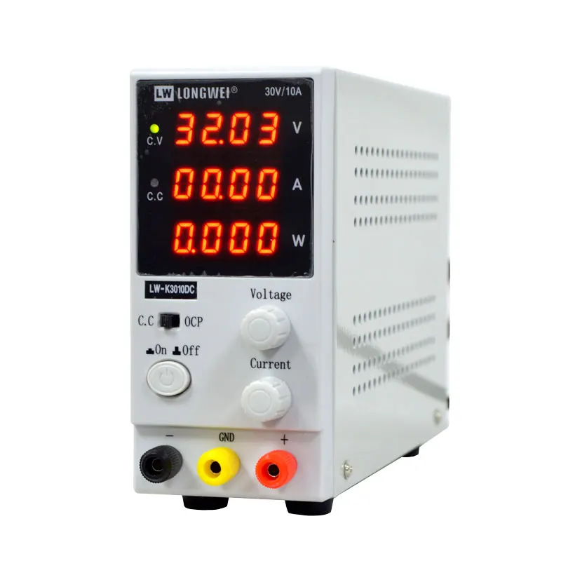 

LW-K3010DC 30v 10a новый дизайн мини-источник питания постоянного тока с дисплеем питания или регулируемым переключателем питания постоянного ток...