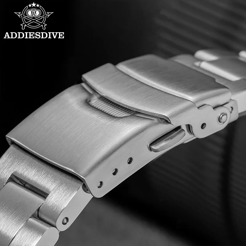 Фото Часы для дайвинга ADDIESDIVE AD2537, японский механизм 2115, корпус из нержавеющей стали 316L, циферблат с текстурой пустыни, светящиеся стрелки BGW9, водонепроницаемые кварцевые часы для мужчин №2