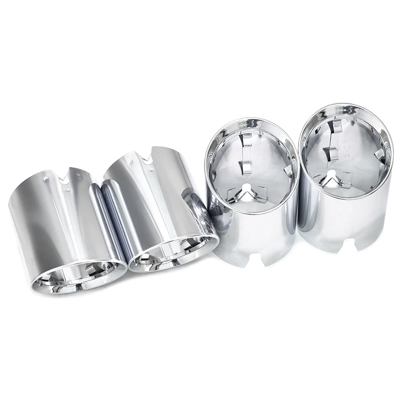 

Накладка на выхлопную трубу для BMW M2 M3 M4 G80 G82 G83 G87, крышка выхлопной трубы, прямая заглушка, насадка глушителя из нержавеющей стали