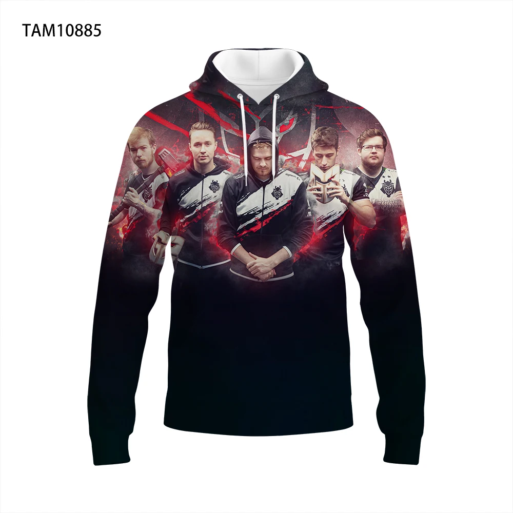 

G2 esports sweater 2021 new spring and autumn male and female hoodie game legends league and other fans g2 pullovers Plush