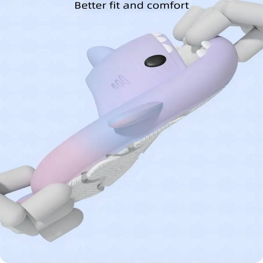 Летние детские тапочки с градиентом дышащие унисекс домашние для ванной на