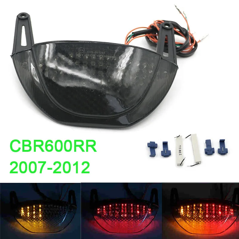 

Rear Tail Light Brake Turn Signal Integrated LED Taillight For Honda CBR600RR CBR 600 RR 2007 2008 2009 2010 2011 2012