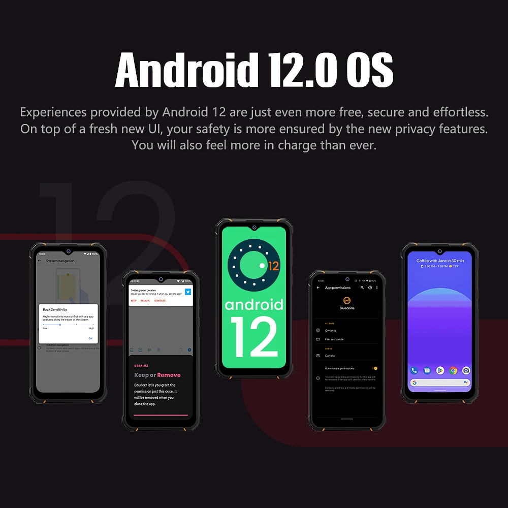 HOTWAV W10 Pro Rugged Smartphone 15000mAh Large Battery Android 12 Cellphone Octa-Core  6.53 Inch NFC 6GB 64GB 20MP Mobile Phone