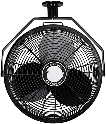 

18-Inch Industrial Grade Ceiling Mount Fan,Black