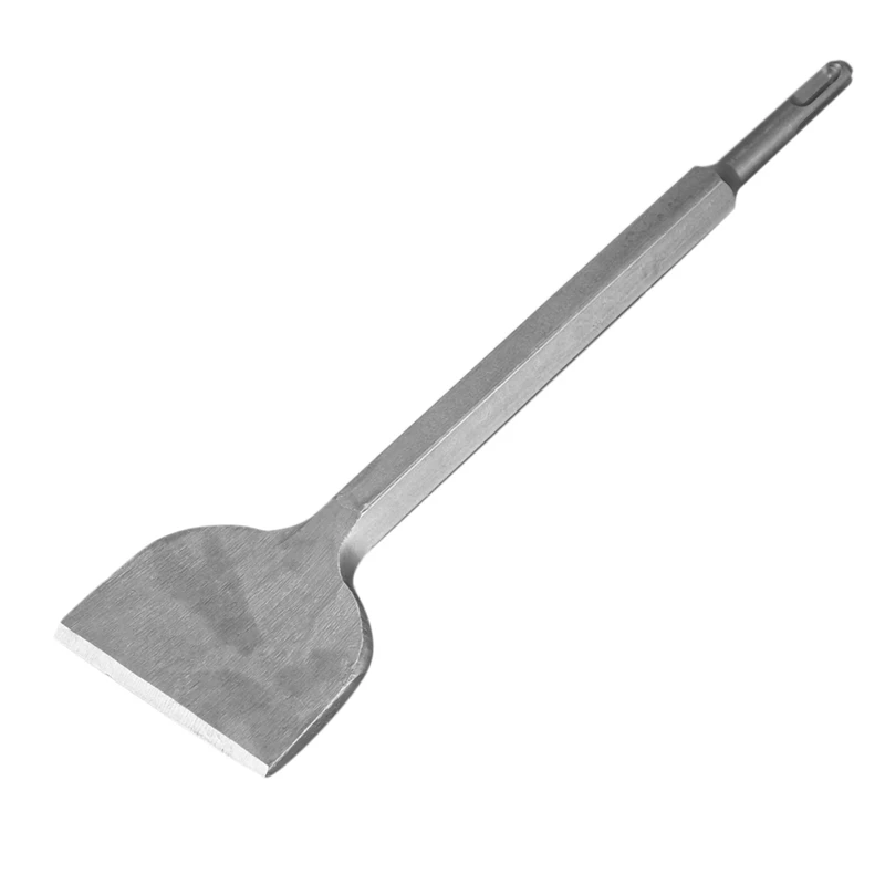 

2X Wide Electric Hammer Angled Heavy Duty Curved Tile Chisel (3Inch X 10Inch)