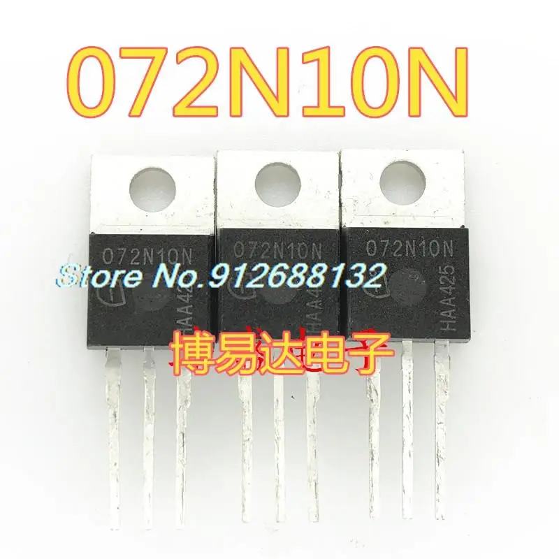 

10 шт./партия 072N10N IPP072N10N3G TO-220 MOS 80A/100V