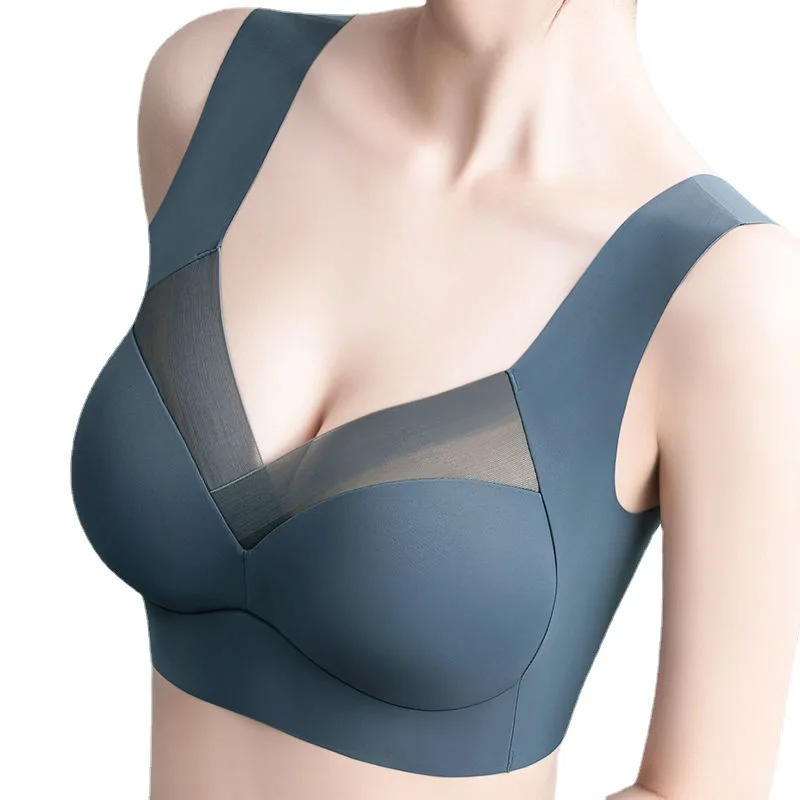 

LN Sexy Top Seamless Bra Plus Size Backless Bras Push Up Women Wireless Bralette Woman Underwear Sports Unwired Bra Without