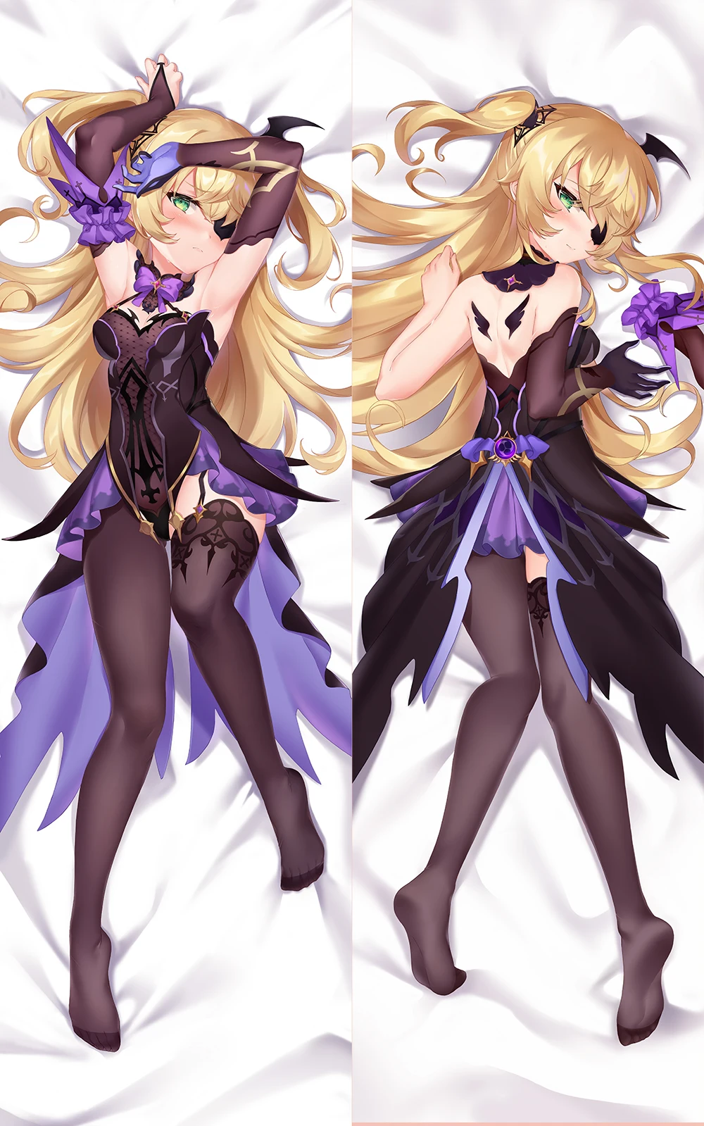 

Двусторонняя наволочка для подушки Dakimakura Anime fischl (genshin impact)