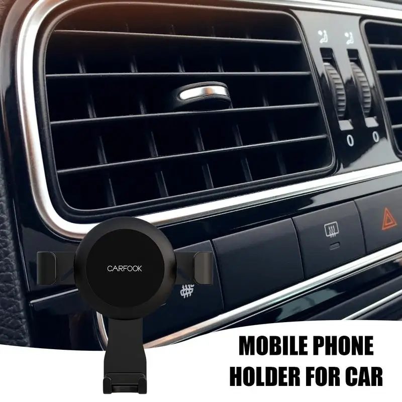 

Автомобильный держатель для вентиляционного отверстия, автомобильный держатель для телефона с 3-сторонним зажимом для ручки, автомобильный держатель с вращением на 360 градусов