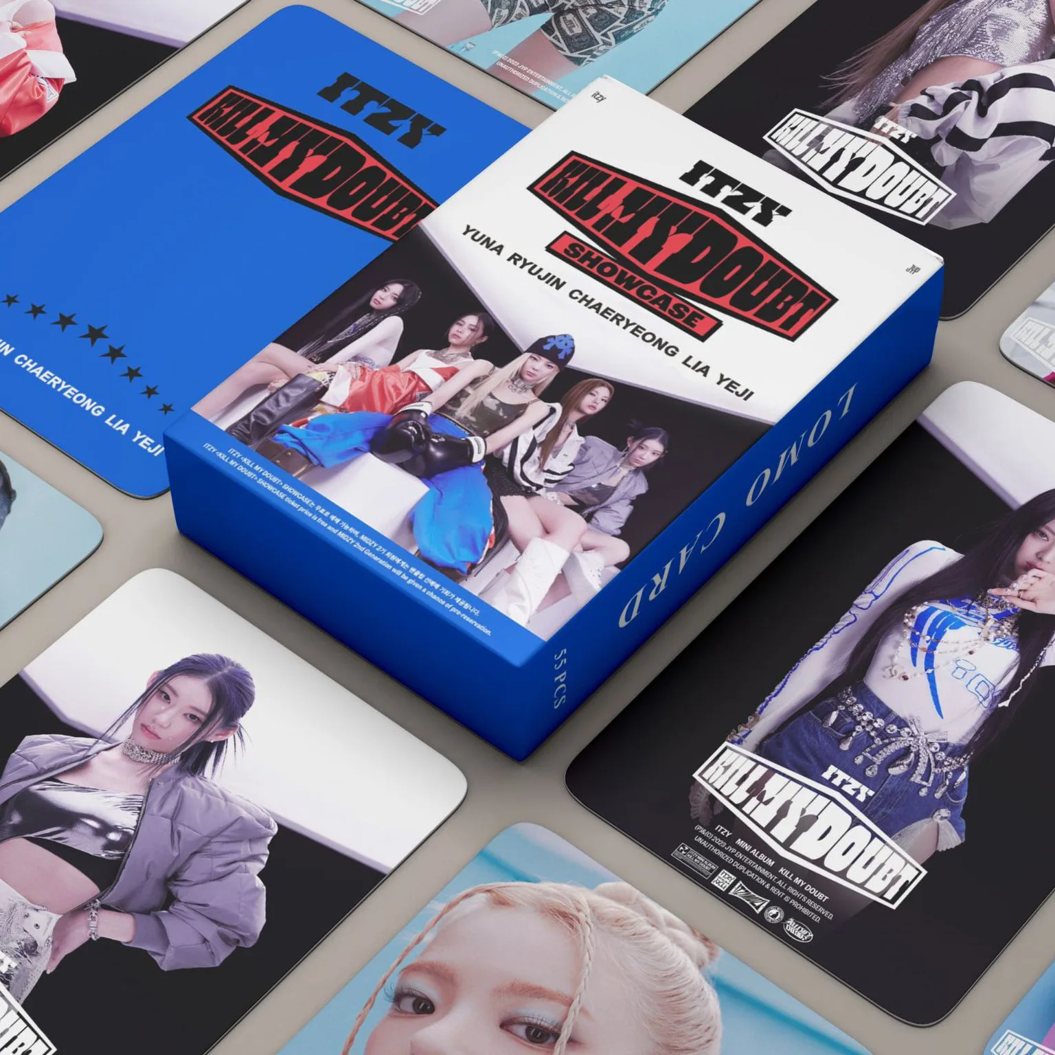 

55PCS Kpop ITZY LOMO Card KILL MY DOUBT New Album Photocards Itzy Photos Print Card Photocard Postcard Pictures Fans Gift