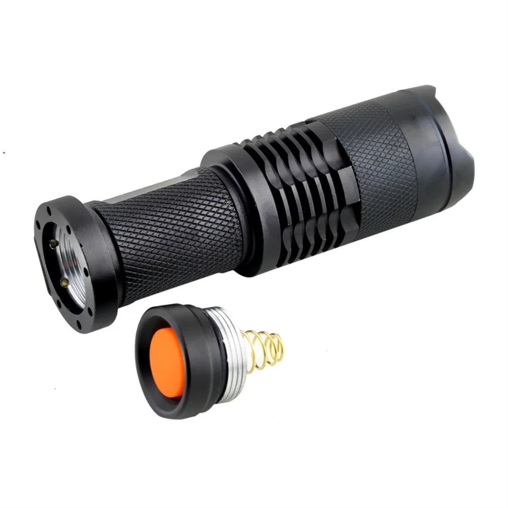 

Mini Aluminium alloy penlight 400LM Q5 LED Flashlight Torch 3 Modes zoomable Adjustable Focus Lantern Portable Light