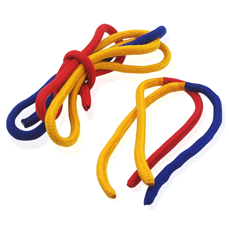 

Three Strings Three Color Linking Ropes Magic Trick Red Yellow Blue Rope Magic Props Close-Up Funny Professional Accessories