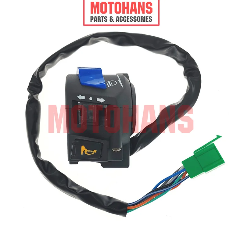 HM 16050396 ЛЕВЫЙ ПЕРЕКЛЮЧАТЕЛЬ СИГИНАЛЬНОГО УДИКАТОРА ДЛЯ RX10 ITALIKA FT150 ZAULO FT150G 150GT 150GTS