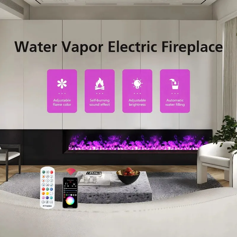 Приложение с дистанционным управлением камин 3D распыленный электрический