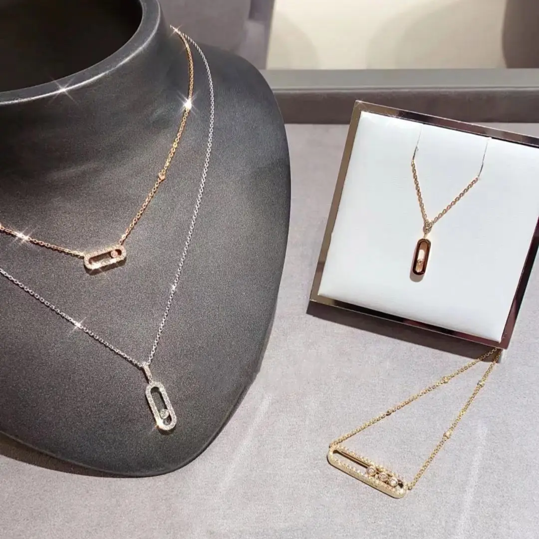 

Женское ожерелье из серебра 925 пробы с подвеской из циркония