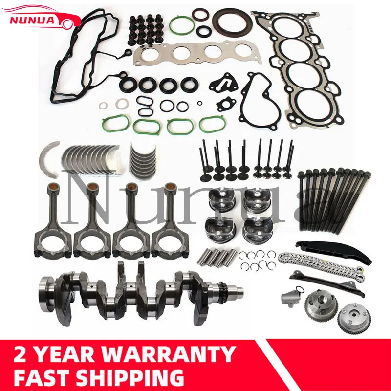 

G4NA 2.0L Engine Overhaul Rebuild Kit - Crankshaft Rod Timing For Hyundai Kia23510-2E001 23510-2E410 23510-2E400 23500-2E400 23
