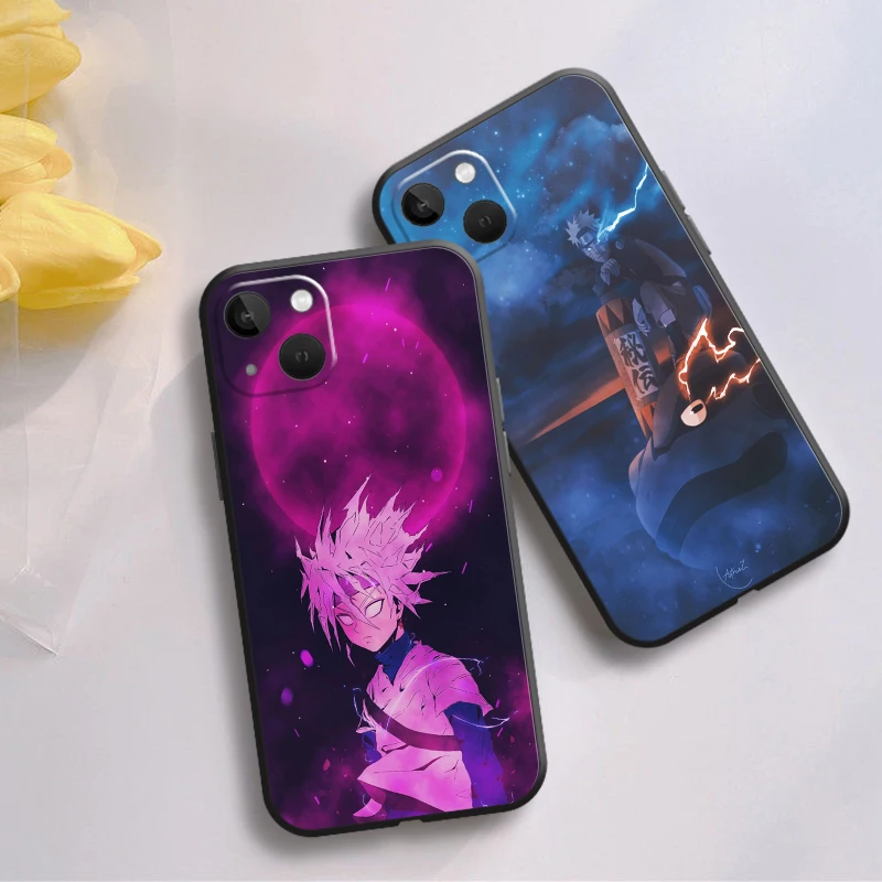 

2022 Soft Phone Case Naruto NEW Silicone For iPhone 11 12 13 Pro Max Mini X XS Max XR 7 8 Plus ​SE2 Full Lens Protection Cover