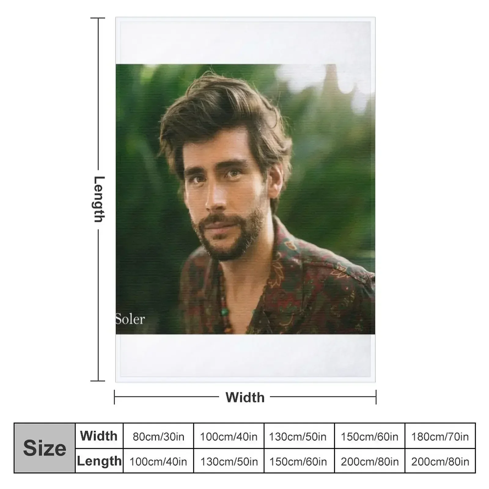 Одеяло Alvaro Soler забавный подарок роскошные термоодеяла на заказ