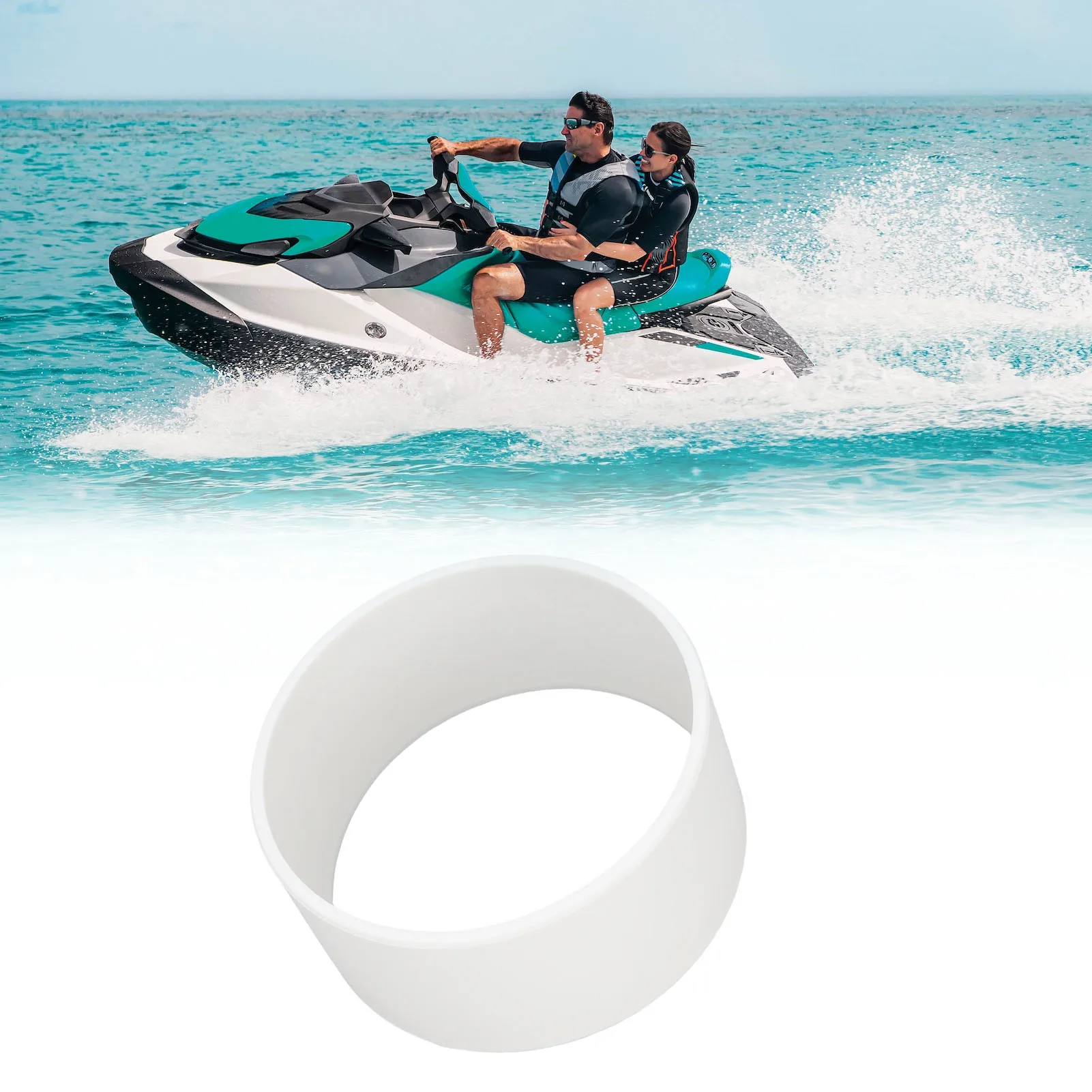 Фото Кольцо износа для моторной лодки 159 мм 267000105, замена для Sea-Doo 4-Tec RXT GTX GTR GTS Wake RXP-X RXT-X 215 255 260 2005-2017 №4