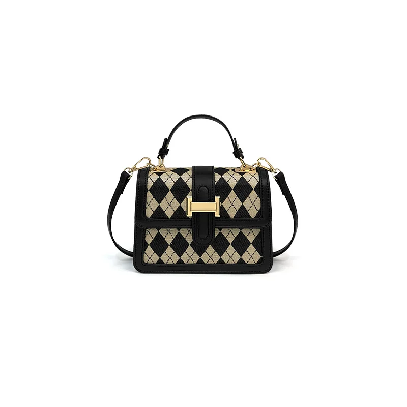 

YY New Ins Advanced Texture Small Handbag All-Matching Diamond Crossbody Bag