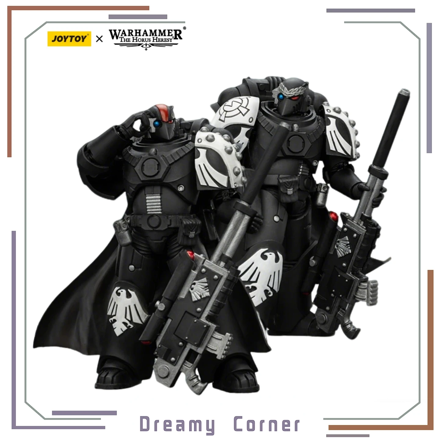 Фото В наличии: JOYTOY Warhammer 40K Raven Guard Mor Deythan Shade with Nemesis Bolt Rifle Mor Deythan with Nemesis Bolt Rifle 1/18 №1