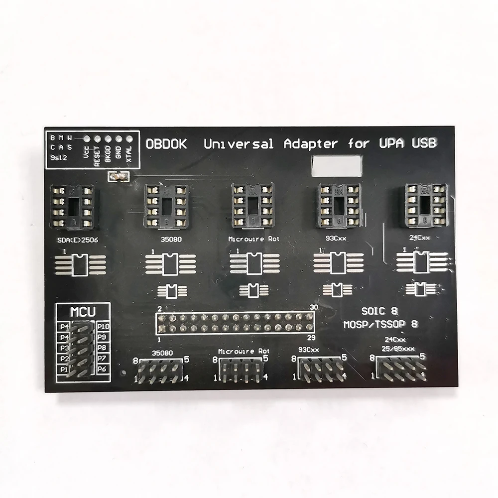 Универсальный адаптер для программирования Eeprom UPA USB V1.3 ECU с 8 soic зажимным кабелем