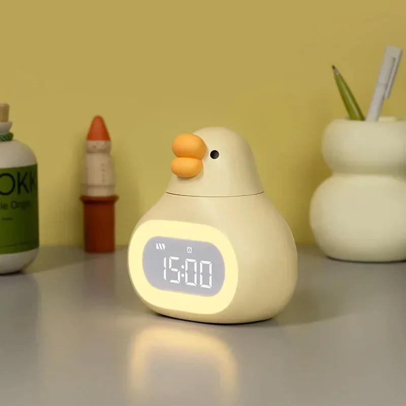 Mini dziecięcy budzik do domu przy łóżku Śliczny biurowy Ciemny świecący Praktyczny Piękny nowoczesny cyfrowy budzenie Dekoracje zwierząt