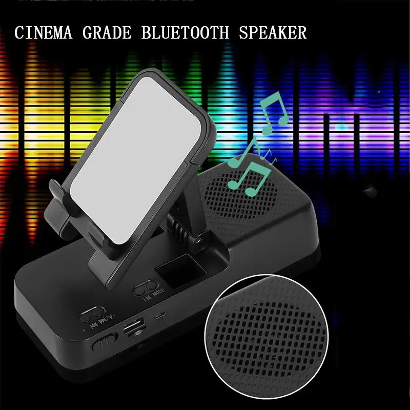 

Folding Portable Ultra High-definition Mobile Phone Holder Stand Long-lasting Battery Life Bluetooth-compatible Speakers