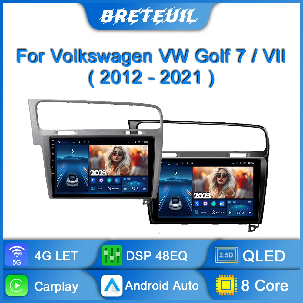 

Автомагнитола для Volkswagen VW Golf 7 MK7 VII 2014 2015 2016 2017 2018 2019 2020 2021 Android Carplay мультимедийный плеер навигация GPS сенсорный экран авто стерео