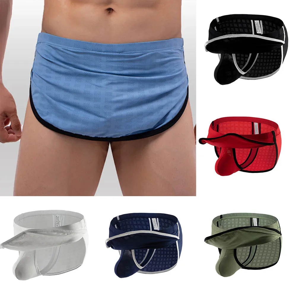 

Men Pouch Trunks Boxer Briefs Comfy Underpants Underwear Soft Shorts Mesh Arrow Pants Breathable Trunks Anti Slip Pants