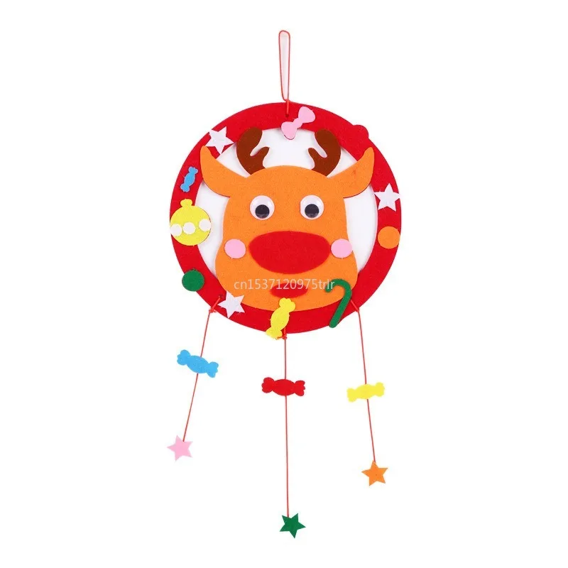 Наборы ручной работы для творчества Рождественский венок украшение детей наборы