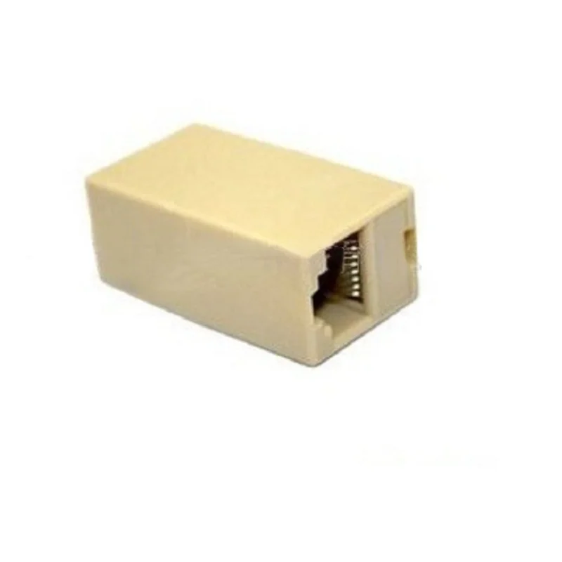 

10PCS RJ45 Cat 5e Network Cable Straight Ethernet LAN Coupler Joiner Connector