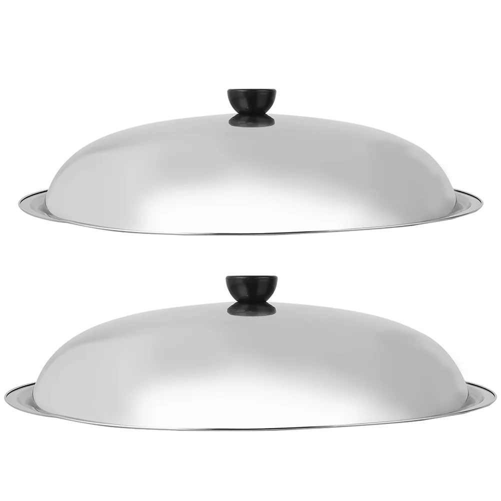 

Lid Pan Pans Stainless Steel Potmetalhandled Scald Anti Cover Saucepan Frying Lids Pots
