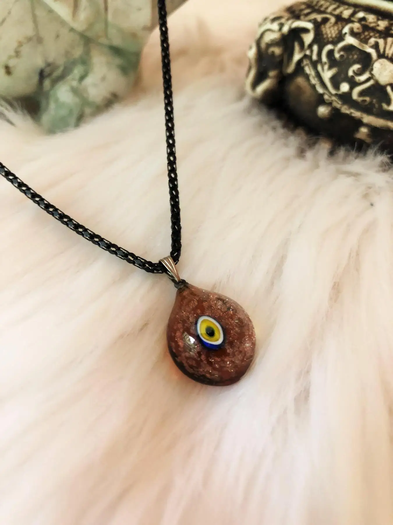 

Murano Camı Handmade Women Necklace Mrn29