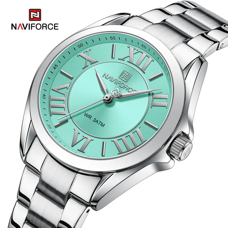 

Top Brand NAVIFORCE Women Watch Luxury Fashion Quartz Watches for Ladies Elegant Waterproof Wristwatch Girl Gift for Female