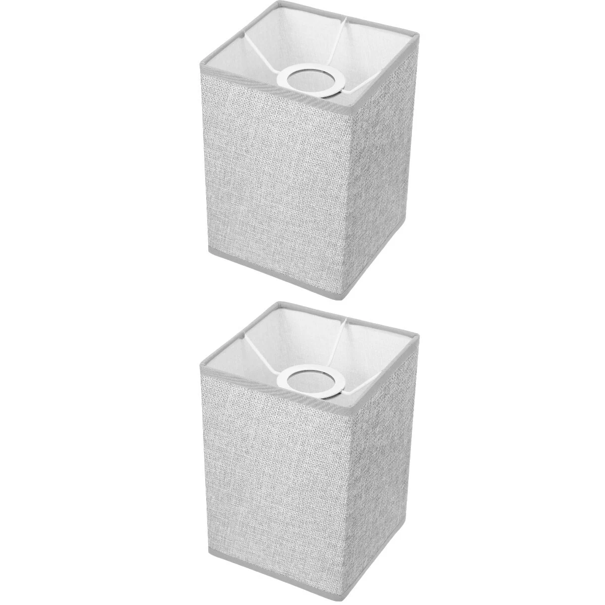 

2 Pieces Headlights Household Linen Lamp Shade Hotel Desk Top Shelf Simple Style Lampshade Modern Hand Decor Small Buckle