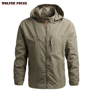Spring Outdoor Camping Windproof Jackets Big Size 5XL Fashionable Sports Jacket Military Bomber Coat