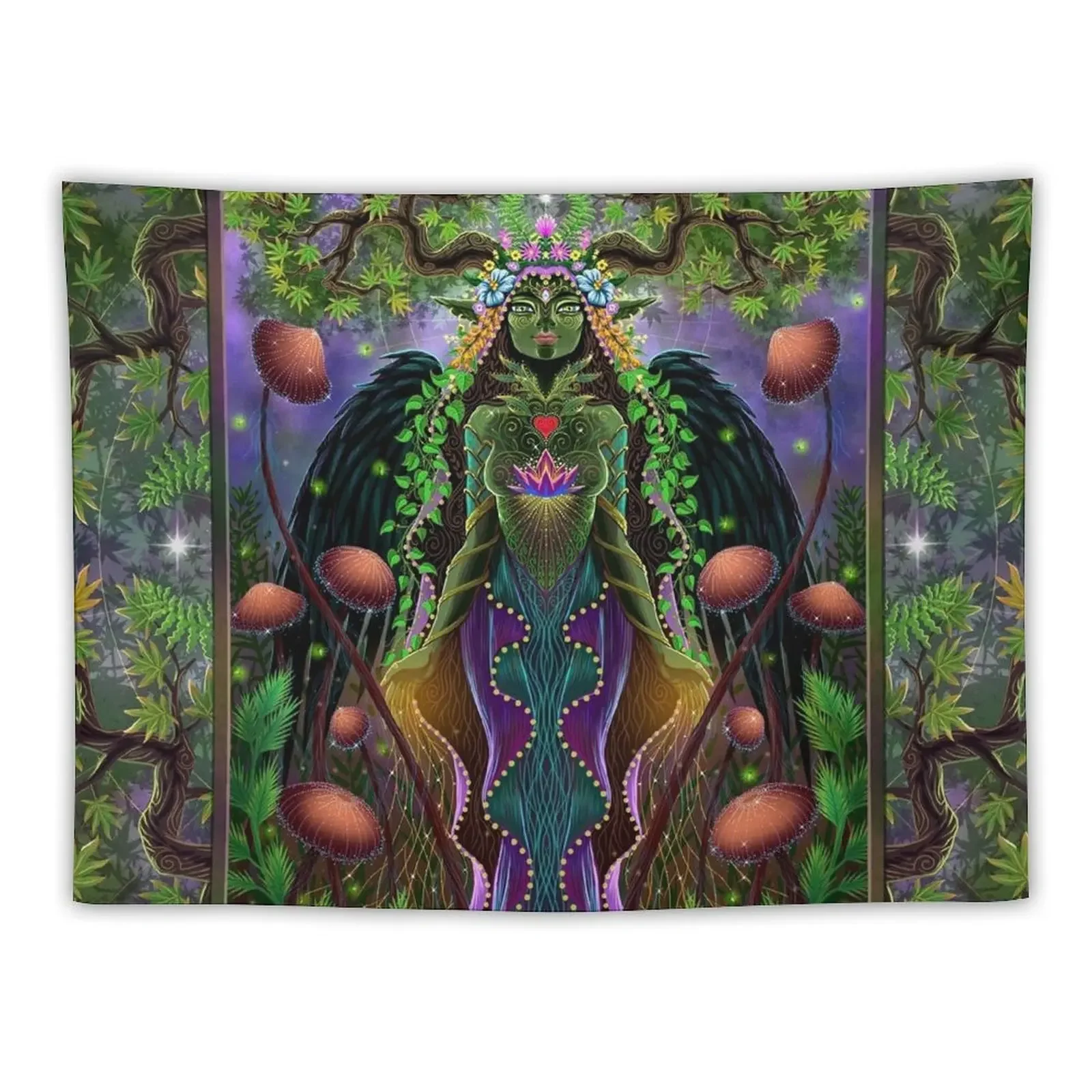 Лесной дух Природа Гобелен украшения спальни Подвесной Настенный