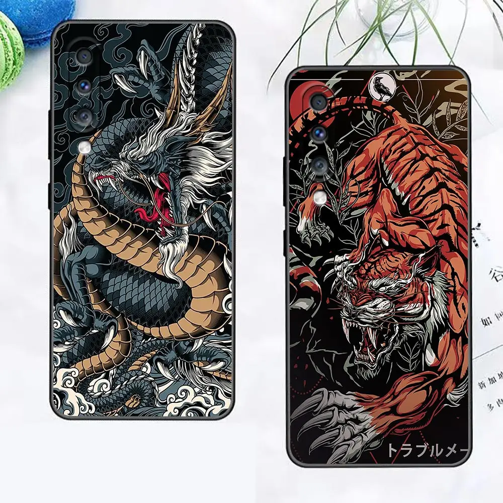 

Animals Tiger Dragon Funda Case for Samsung A10 A10S A20 A30 A30S A40 A50 A60 A70 A90 Note 8 9 10 20 Plus Lite Ultra 5G TPU Case