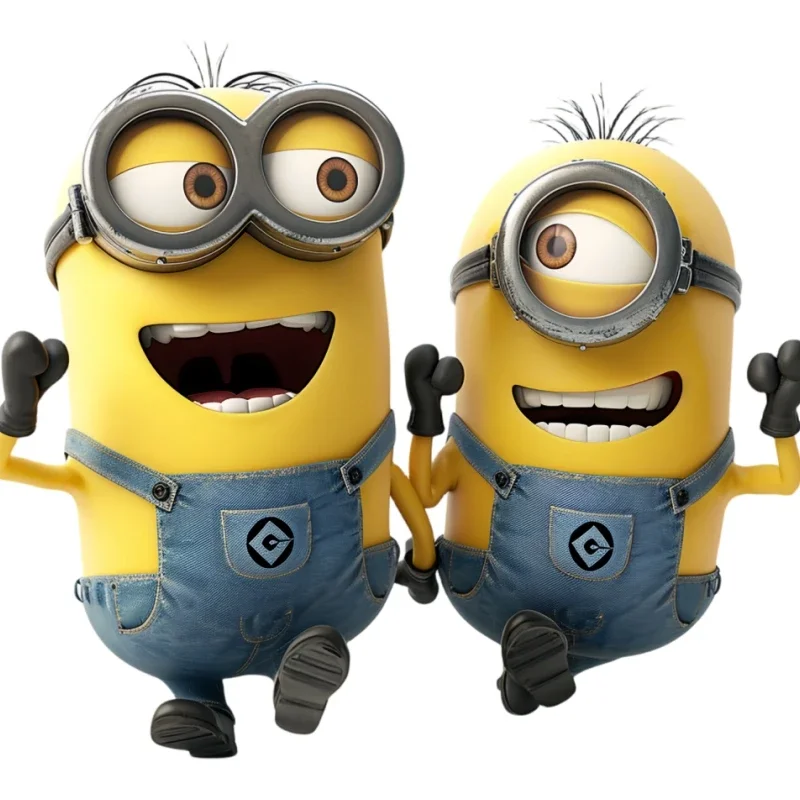 20-90 см аниме стикер с миньонами мультфильм стены спальни и ванной комнаты