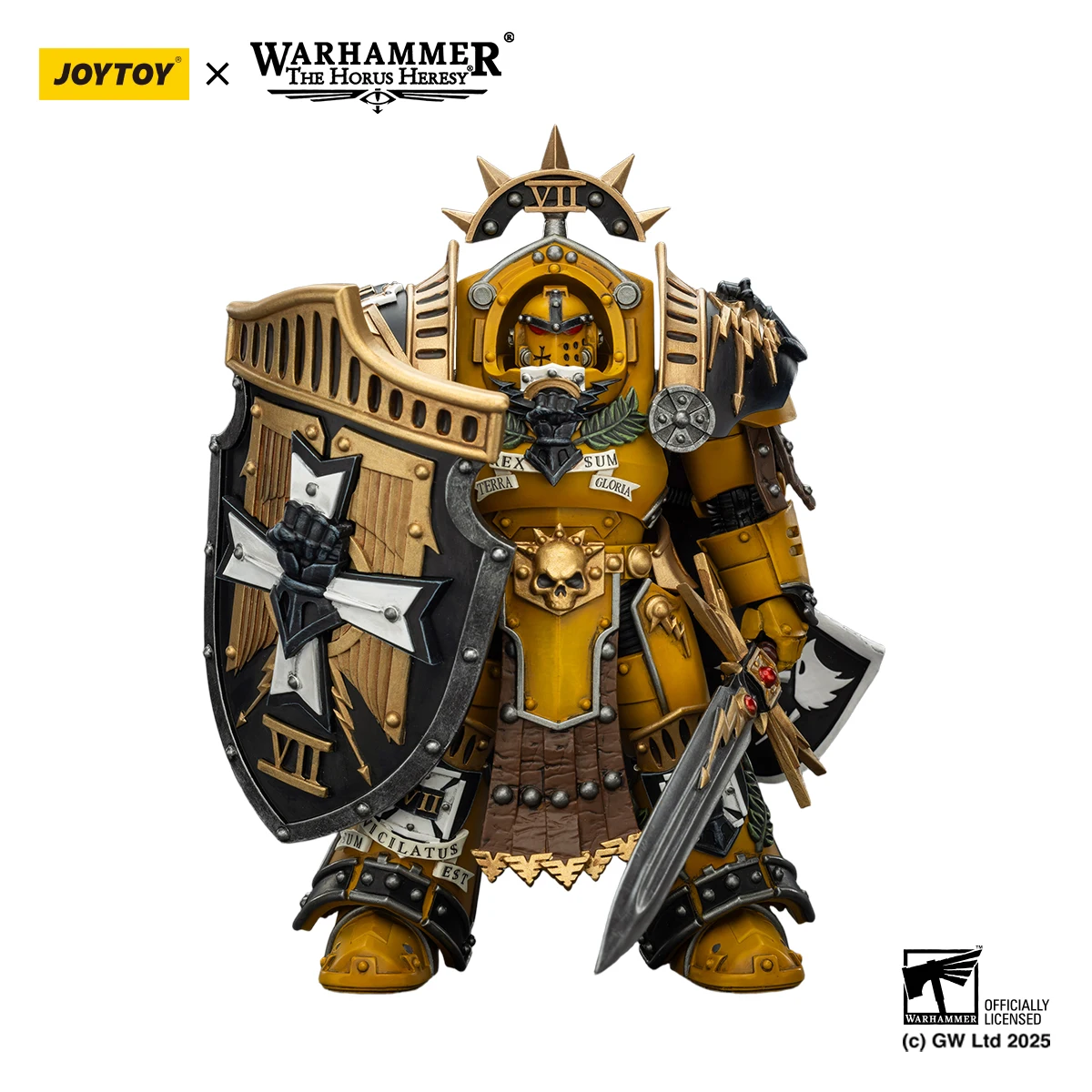 Фото Фигурки JOYTOY Warhammer 40k 1/18 Imperial Fists Legion Praetor in Tartaros Terminator Armour Librarian Consul №2