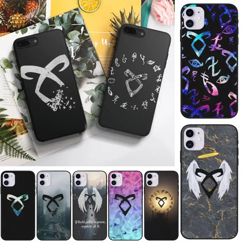 

Shadow Hunter Rune Phone Case Fundas Shell Cover For Iphone 6 6s 7 8 Plus Xr X Xs 11 12 13 Mini Pro Max
