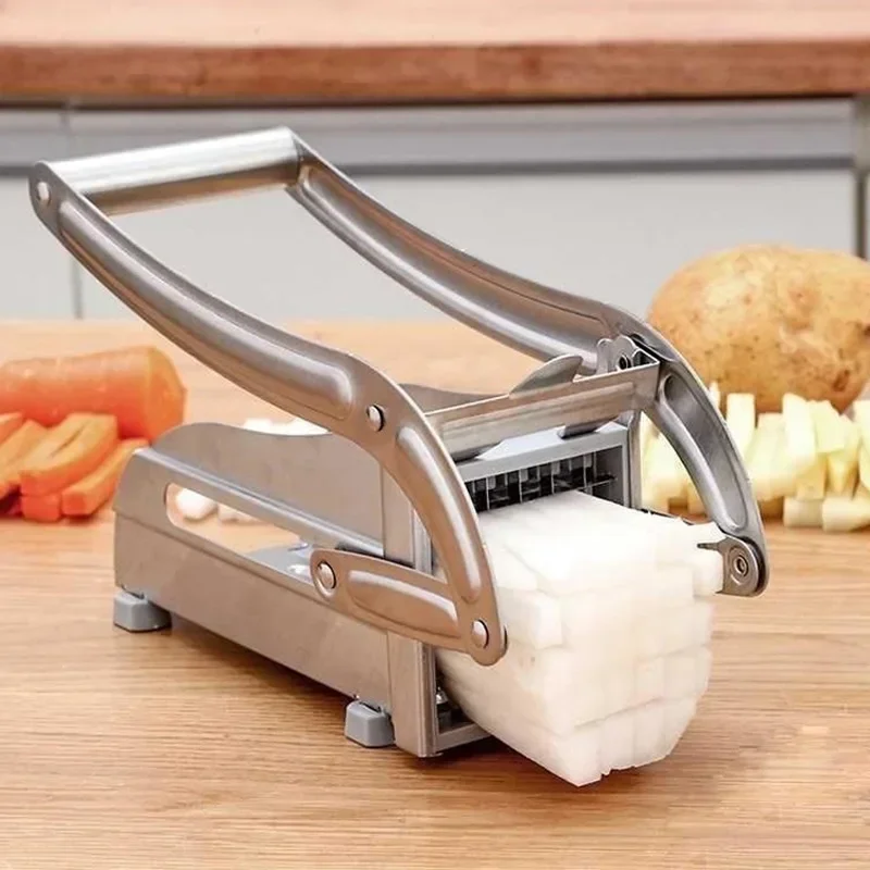 

Manual Vegetable Chopper,Home Convenient & multifunctional Vegetable Slicer,Stainless steel Food Chopper,Potatoes,Onions,Fruit