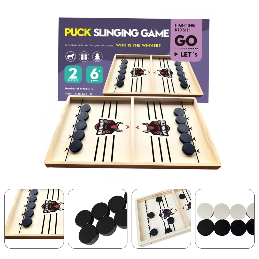 

Desktop Board Game Chess Games Winner Battle Hockey Educational Plaything Slingshot Toy Table Toys Paced Wooden Replacement Fast