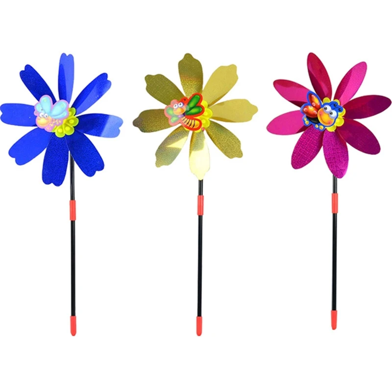 

Summer Halloween Toys Reflective Insect Windmill for Kids Play in the Dark Garden Defender Toys Funny Kids Toys