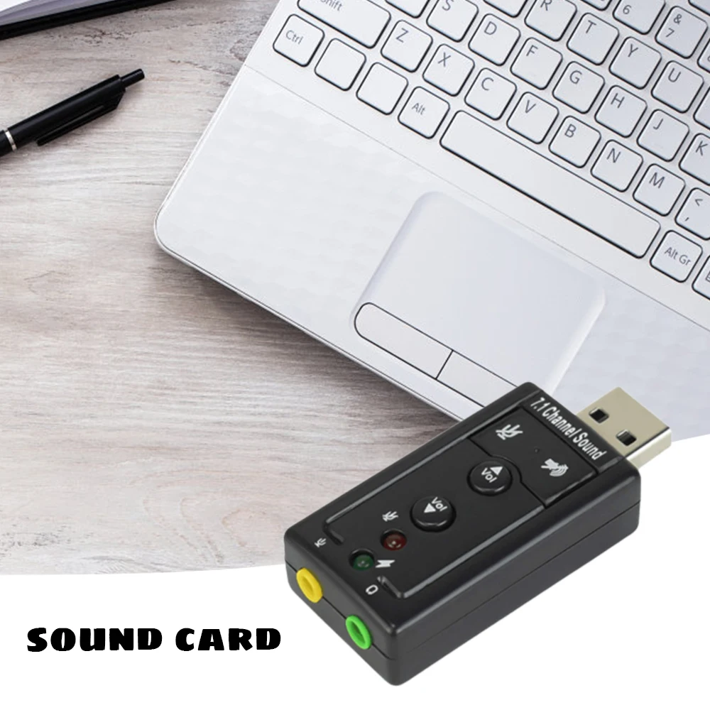 

7,1 Звуковая карта 3D стерео USB аудио адаптер к разъему 3,5 мм внешняя звуковая карта без внешнего источника питания требуется SP99