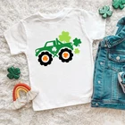 Футболка детская летняя с коротким рукавом и рисунком грузовика