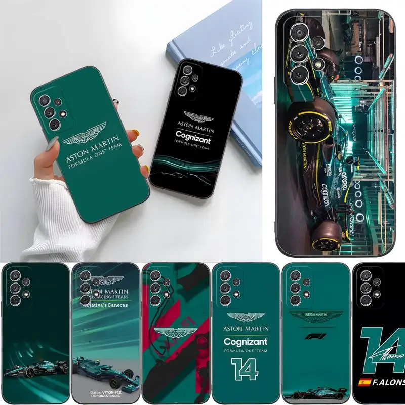 

Aston Martin F1 Race Team Alonso 14 Phone Case For Samsung M31 M51 S Plus Ultra Plus 5g S8 S9 S7 S22 M10 M11 M20 M21 M30 Prime