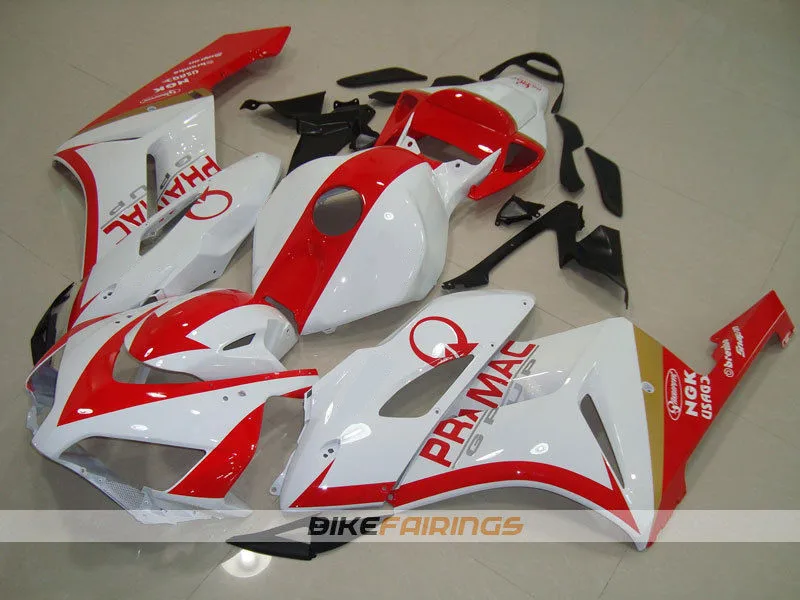 

Injection Mold New ABS Whole Motorcycle Fairings Kit Fit for HONDA CBR1000RR 2004 2005 04 05 Bodywork Set Red White