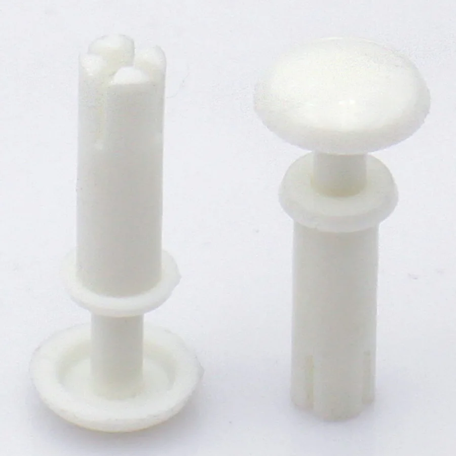 

20 шт. нейлоновые заклепки R-типа XIAOCHAO черные/белые